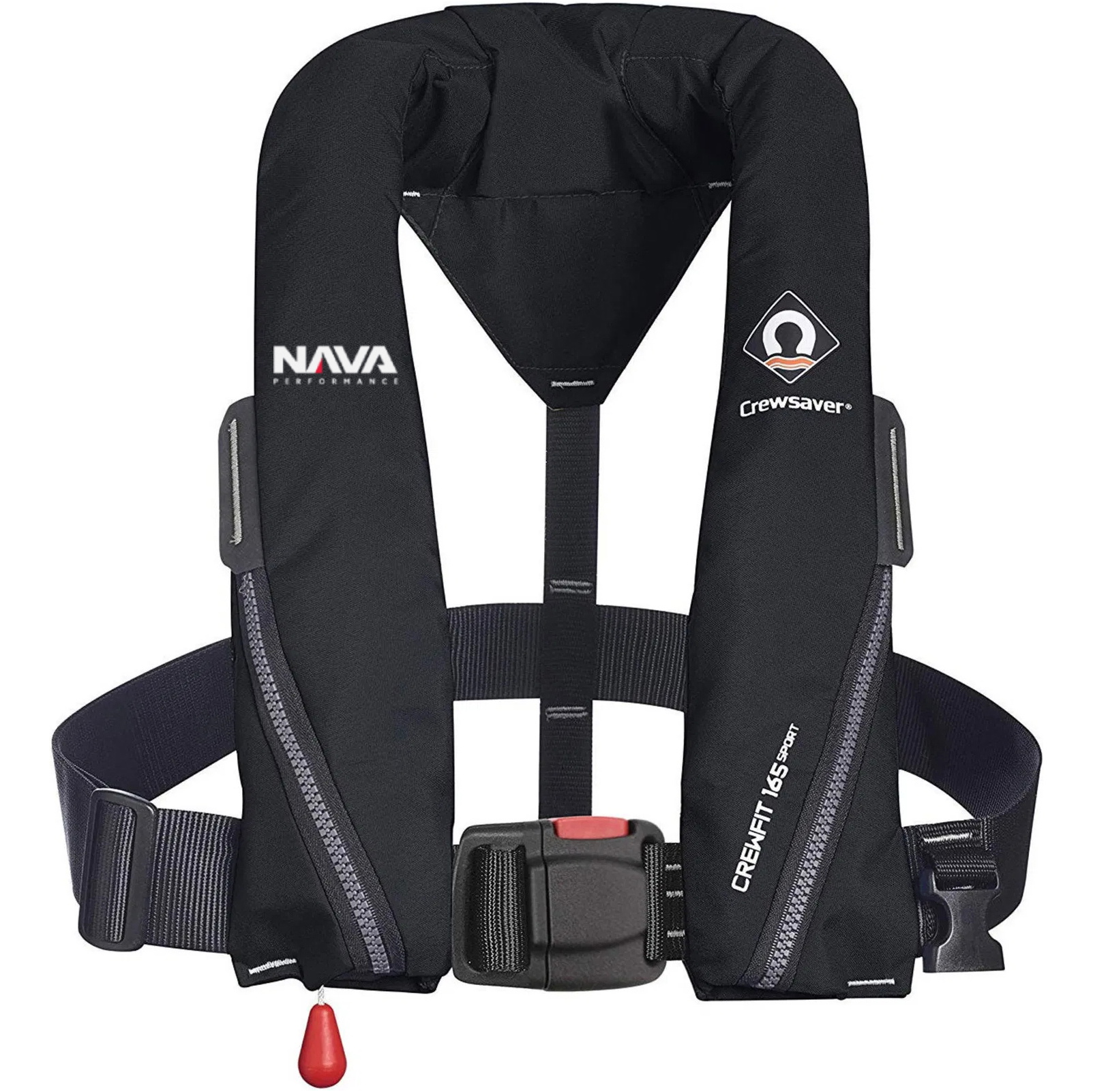2026 Crewsaver Nava Performance Crewfit 165N Sport Automatic Lifejacket 9710BLA - Black